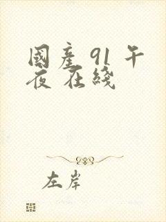 国产 91 午夜 在线