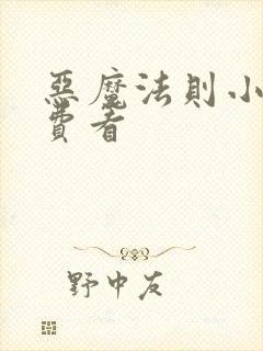 恶魔法则小说免费看