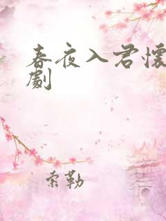春夜入君怀 短剧