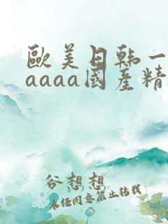 欧美日韩一级aaaaa国产精品