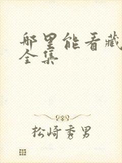 哪里能看藏海传全集