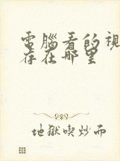 电脑看的视频缓存在哪里