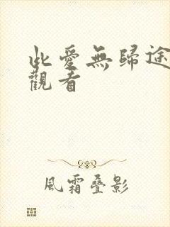 此爱无归途免费观看