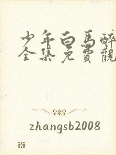 少年白马醉春风全集免费观看真人版