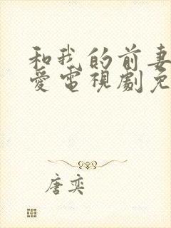 和我的前妻谈恋爱电视剧免费观看