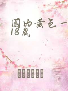 国内黄色一级片18岁