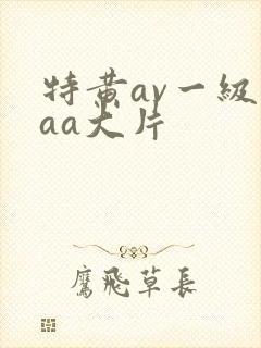 特黄av一级aaa大片