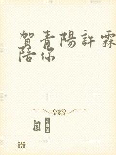 贺青阳许霖我来陪你