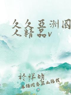 久久亚洲国产成人精品v