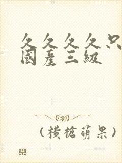 久久久久只精品国产三级