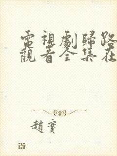 电视剧归路免费观看全集在线播放