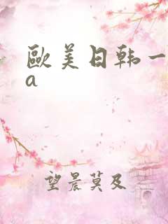 欧美日韩一级片a