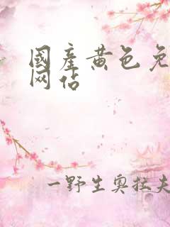 国产黄色免费看网站