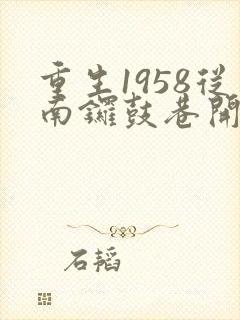 重生1958从南锣鼓巷开始发家致富