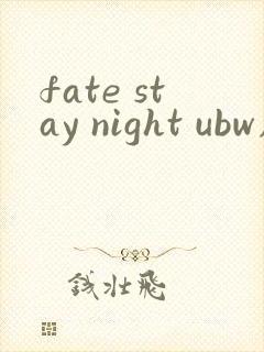 fate stay night ubw剧场版