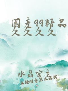 国产99精品久久久久久