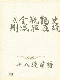 《金瓶艳史》无删减版在线观看