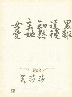 女主知道男主不爱她然后离开