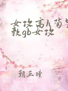 女攻高h菊哭调教gb女攻