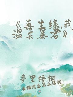 《再生缘,我的温柔暴君》