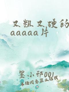 又粗又硬的毛片aaaaa片