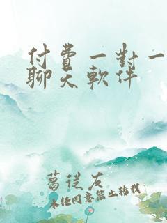 付费一对一视频聊天软件