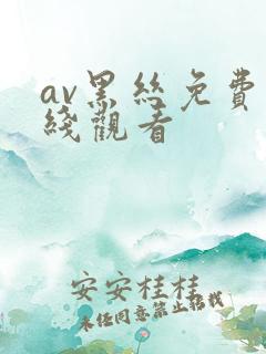 av黑丝免费在线观看