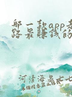 哪一款app走路最赚钱的