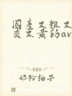 国产又粗又长又爽又黄的av