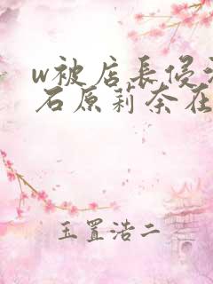 w被店长侵污的石原莉奈在线观看