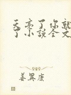 天亮了你就回来了小说全文免费阅读