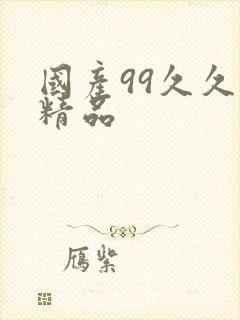 国产99久久久精品