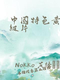 中国特色黄色一级片