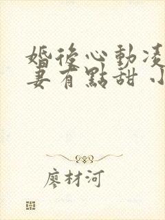 婚后心动凌总追妻有点甜 小说