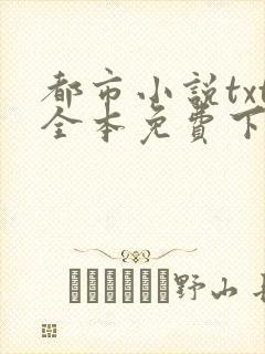 都市小说txt全本免费下载网站