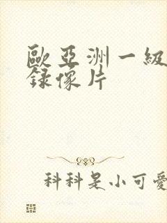 欧亚洲一级黄色录像片