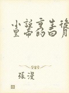 小说重生后成了皇帝的白月光