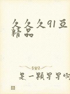 久久久91亚洲精品