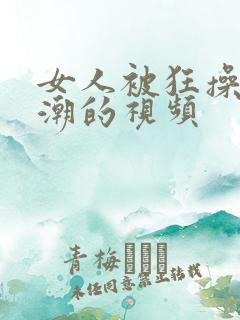 女人被狂操到高潮的视频