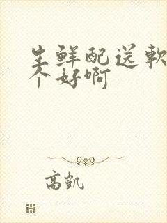 生鲜配送软件哪个好啊