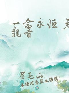 一念永恒 免费观看