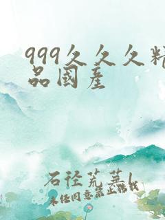 999久久久精品国产