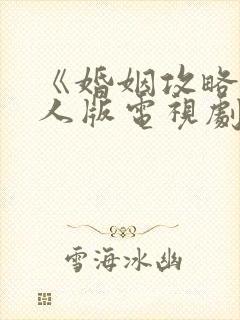 《婚姻攻略》真人版电视剧免费观看