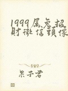 1999属兔招财微信头像