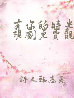 有你的时光里电视剧免费观看全集完