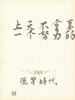 上天不会辜负每一个努力的人