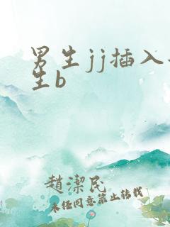 男生jj插入女生b