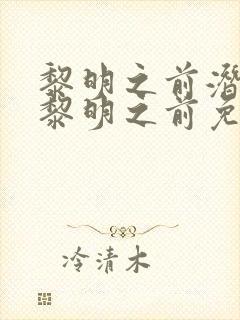 黎明之前潜伏在黎明之前免费观看