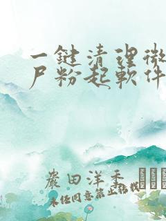 一键清理微信僵尸粉起软件