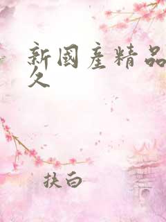 新国产精品久久久